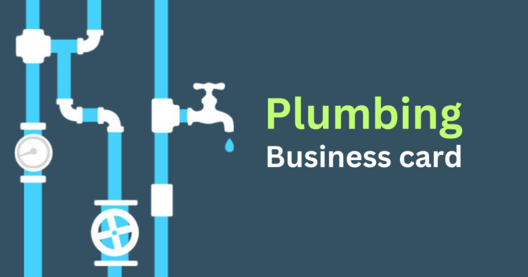 Plumbing Business Cards